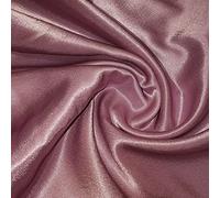 Plain Silky Satin Fabric 50+ Colours Wedding Crepe Back Material 58" (Pre Cut 1 Meter) (Mauve)