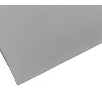 Plain Silver Grey Polycotton Fabric - 45 inch / 112 cm Wide - 40+ Colours (Silver Grey, 3 METRE)