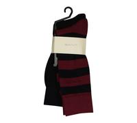 Plain Socks with Wide Stripes Gant (x2) Rouge 43/45