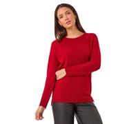 Plain Soft Crew Neck Jumper Roman Red 10