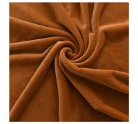 Plain Soft Plush Velvet Fabric, Velour Material for Upholstery Dressmaking Curtain Blind Cushion, Craft Dress Fabric Curtain Material in 38 Colors Sold by The Half Metre 50x160cm (Color : Caramel)