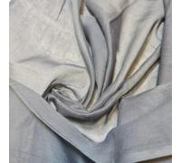 Plain/Solid Dyed 100% Cotton Muslin Fabric (Mulmul/Voile/Cheesecloth) | Soft & Lightweight Dress & Craft Material | 45" (112cm) Wide | Sold Per Meter (Pre-Cut Lengths) (Grey, 5 Meter)