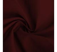 Plain Solid Dyed Polycotton Pre Shrunk Fabric Material Linings Dress Making Crafts Home Décor Table Cloth Sheeting Quilting | 60+ Colours | 45” - 112 cm Wide (Sold by The Metre, Burgundy)