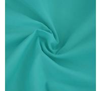 Plain Solid Dyed Polycotton Pre Shrunk Fabric Material Linings Dress Making Crafts Home Décor Table Cloth Sheeting Quilting | 60+ Colours | 45” - 112 cm Wide (Sold by The Metre, Turquoise)