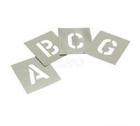 Plain Stencil 50mm Letter Size A to Z (in Metal)