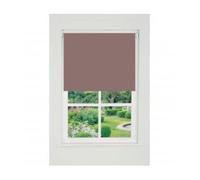 Plain Straight Edge Daylight Roller Blind (165cm Drop) 160cm Mocha