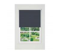 Plain Straight Edge Daylight Roller Blind (165cm Drop) 75cm Slate Grey