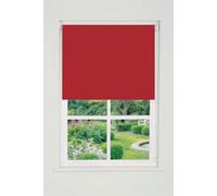 Plain Straight Edge Daylight Roller Blind (165cm Drop) 110cm Red