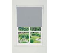 Plain Straight Edge Daylight Roller Blind (165cm Drop) 60cm Light Grey