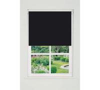 Plain Straight Edge Daylight Roller Blind (165cm Drop) 75cm Black