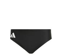 adidas Solid Slip Swim Shorts Black White - M