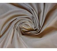 Plain Taupe Polycotton Fabric for Dressmaking, Art & Craft, Sewing, Quilting | 45'' - 115 cm Wide| Precut Length 0.5m