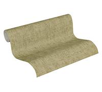 AS Creation Plain Mottled Green Wallpaper Textured Paste The Wall Vinyl