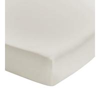 Plain Washed Cotton Fitted Sheet, Soft Line, 140 x 200 cm, Made in France