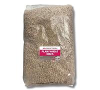 Plain Wheat Discs Duck Feed - 12.5kg Bag | Floating Duck & Swan Food | Natural Floating Pellets for Ducks, Swans, Geese, Waterfowl & Pond Birds