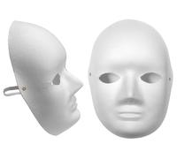 Major Brushes White Masks Cane Fibre Biodegradable Pack of 10