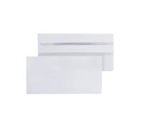 WhiteBox DL Envelope - 80gsm Self Seal White - Pack of 1000