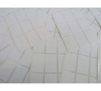 Plain White Extra Durable Plastic Labels, Stickers - 21 Shapes & Sizes. Extra Sticky Labels with a Strong Adhesive for Outdoor Applications (31x19mm Rectangular (90 Labels))