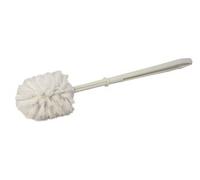 Plain White Plastic Toilet Brush, Fits All Holders
