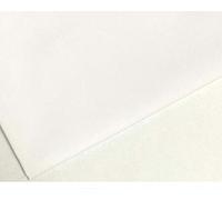 Plain White Polycotton Fabric - 45 inch / 112 cm Wide (White, 5 METRE)