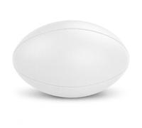 Plain White Rugby Ball Size 5 | Unbranded Rugby Ball | Full Size Training & Display Ball | Ideal for Signing, Photoshoots, TV Props, Events & Art Projects