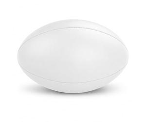 Plain White Rugby Ball Size 5 | Unbranded Rugby Ball | Full Size Training & Display Ball | Ideal for Signing, Photoshoots, TV Props, Events & Art Projects