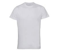Plain White Sports Performance T Shirt (S)