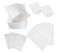 Plain White Strong Secure Bubble Lined Protective Cushioned Lightweight Peel & Seal Padded Envelopes (100, Size CD (165 x 170))