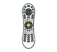 Plain White Vinyl Skin Sticker for Virgin Media TiVo V6 Mini TV Remote Control - Sticker only