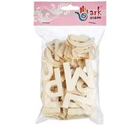 Plain Wooden Alphabet Letters A-Z Letter - Upper case 60 Approx by arkCRAFT