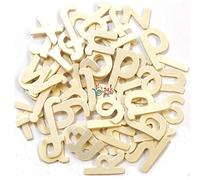 Plain Wooden(Lower case) Letters -60 Approx by arkCRAFT