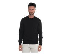 Plain Wool Slim Fit Pullover - male - Boss - Round-neck Knitwear - Black - M - Knitwear M