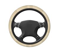 Plain Yellow Colored Paper Texture Car Stretch Steering Wheel Cover Universal 15 Inch,Anti-Slip Steering Wheel Covers, Breathable For Suvs Trucks