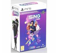 PLAION LET'S SING 2024 PS5 Game with 2 Microphones (French Version) Black