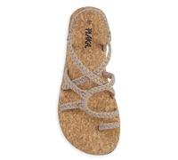 Plaka Nova Women's Barefoot Sandals - Minimalist Walking Sandals with Wide Toe, 8 mm Thin Sole, Lightweight and Comfortable Fit, Adjustable Straps, Vegan, 41