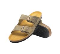 Plakton | Barna | Apure Leather | Men's | Leather Sandals | Kaki UK 8