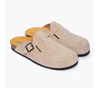 Plakton Blog Womens Ladies Beige Indoor Outdoor Clogs Sandals Shoes Size 4-9