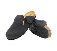 Plakton | Blogg | Afelpado Suede | Women's | Cork Footbed Clogs | Carbon UK 4