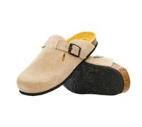 Plakton | Blogg | Afelpado Suede | Women's | Cork Footbed Clogs | Piedra UK 5