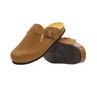 Plakton | Blogg | Afelpado Suede | Women's | Cork Footbed Clogs | Vison UK 7