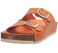 Plakton, CP Beta mic Square 340010MicSquare/Vaquetilla, Women's Mule Orange Smooth, Melocotton, 9 UK