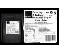 Plamil no added sugar baking chocolate drops. Sugar free chocolate chips. 71% cocoa sweetened with xylitol. Dairy free sugar free baking chocolate drops 1kg