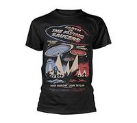 Plan 9 Men's The Earth VS The Flying Saucers T-Shirt Black