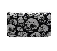 Plan B, Rolling Tobacco Cigarette Case, Two Days Hardcore, 11 x 7 cm, 15 g, with EVA Rubber Bag, White Skulls