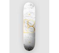 Plan B White Marble Gustavo 8.0´´ Twin Skateboard Deck Grey 31.55 Inches