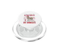 Plan For Retirement To Hang Out With My Donkeys Funny Farmer PopSockets PopGrip for MagSafe