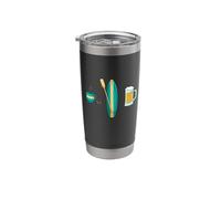 Plan for Today Coffee Paddle Board Beer SUP Paddle Meme Stainless Steel Insulated Tumbler