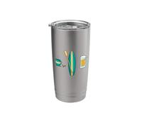 Plan for Today Coffee Paddle Board Beer SUP Paddle Meme Stainless Steel Insulated Tumbler
