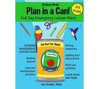 Plan in a Can! Full Day Emergency Lesson Plans for 3rd Grade: All About Birds!