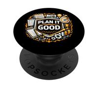 Plan It Good Structured Planning Mindset Emblem PopSockets Adhesive PopGrip